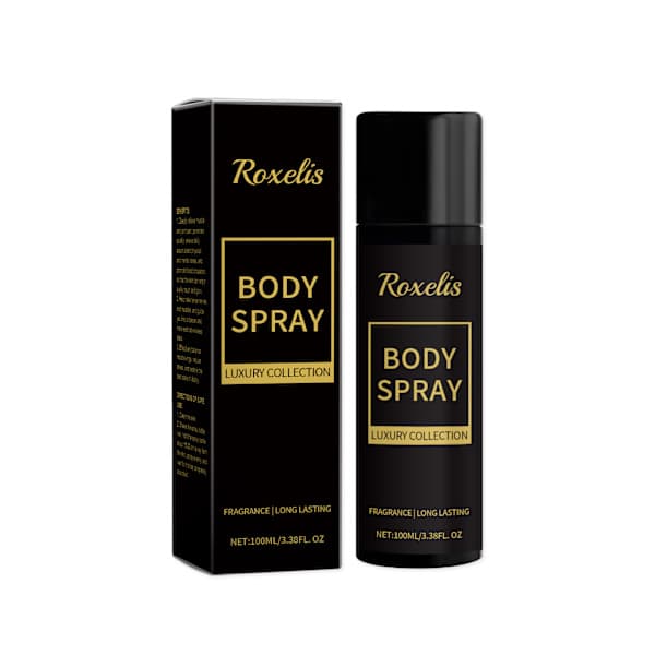Roxelis Body Spray för män, långvarig fräsch doft, bärbar parfym