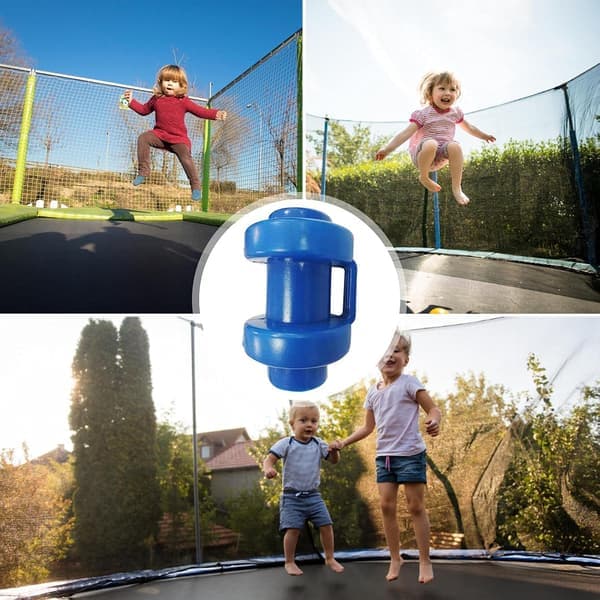8 x 25 mm blå endestykker til trampolinestang