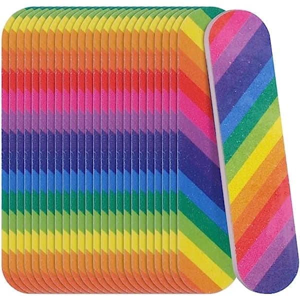 Nagelfilset med 25 st för nagelsalong och hem