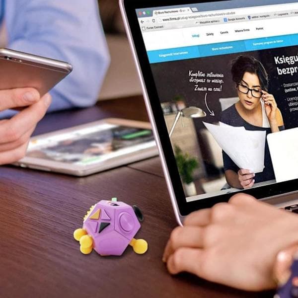 Finger Cube Fidget Legetøj - Stresslindring og Pædagogisk Spil for Børn og Voksne