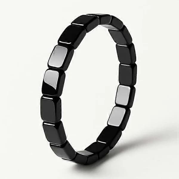 Hemys Hematitarmband Herr, Hematitarmband Kompatibelt med Män, SD
