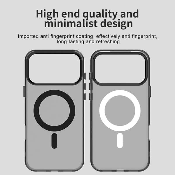 iPhone 17 Pro Max -kuori - Candy Magsafe PC Hybrid TPU Musta Svart