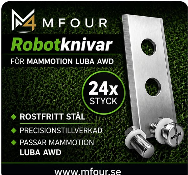 Knive til Mammotion Luba & Yuka Rustfri Knive – 24 Pakker