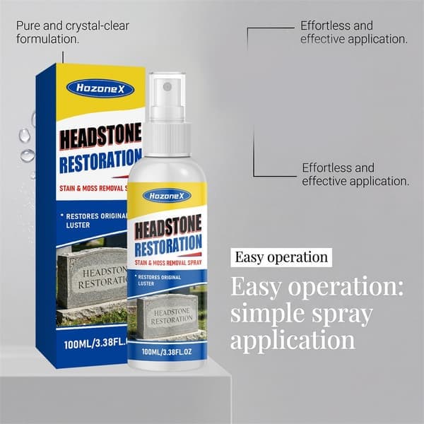 Firestone Restaurering Slukning Mosfjerner Effektiv Gravsten Rens Restaurerer Fjerner Smuds Mos 2 stk 2pcs