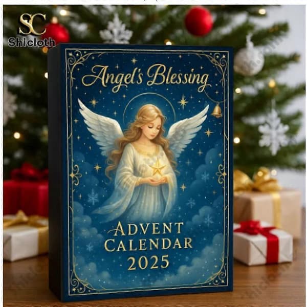 Angel's Blessing Överraskningslåda Julgransdekoration, Akrylhänge Prydnad Samlarobjekt