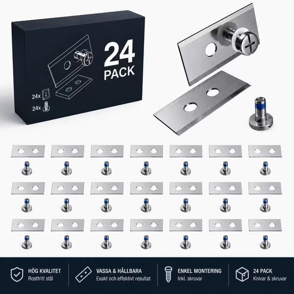 Knive til Mammotion Luba & Yuka Rustfri Knive – 24 Pakker