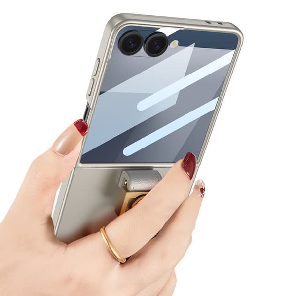 Samsung Z Flip7 GKK Goldring Skal - Sort Sort Sort