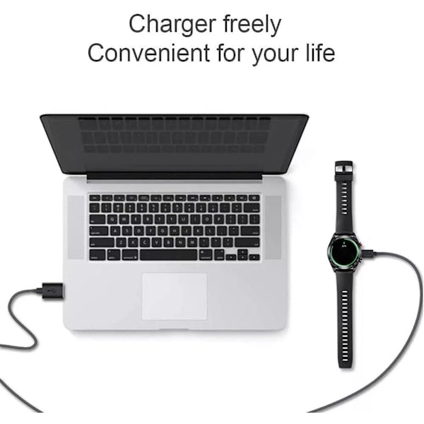 Oplader til Huawei Watch GT / Honor / Magic Watch - Sort