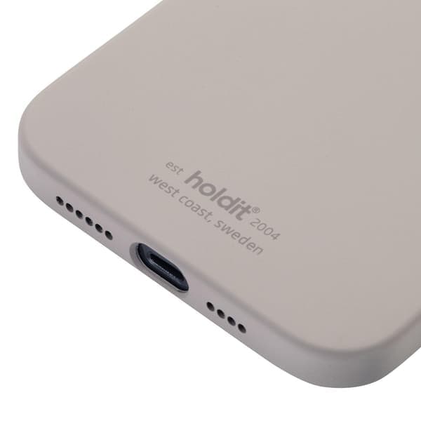 iPhone 12 Pro Max - Holding Mobile Silicon - Taupe Taupe