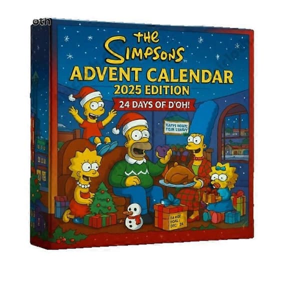 The Simpsons Adventskalender Nedtelling Blindboks, Juletrepynt, Akryl Anheng