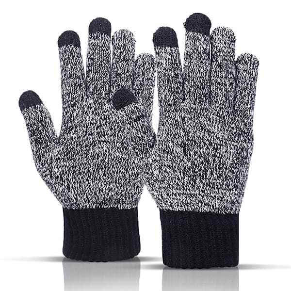 Unisex Vinterhandsker med Touchscreen, Fleeceforet, Elastiske Manchetter