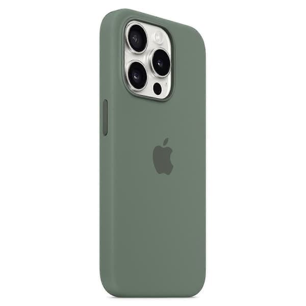 Siliconscale kompatibel med iPhone 15 Pro Grøn iPhone 15 Pro Green