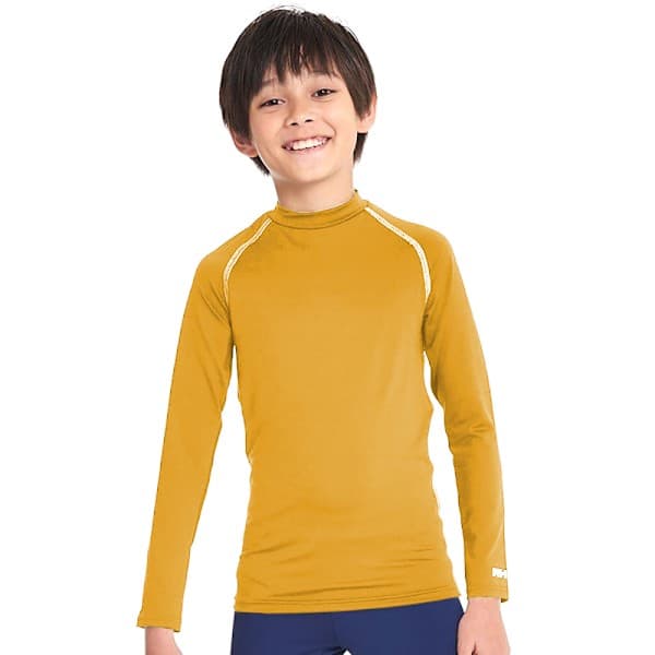 Rhino Gutter Langermet Termisk Undertøy Base Layer V Gul 5-6 Yellow 5-6