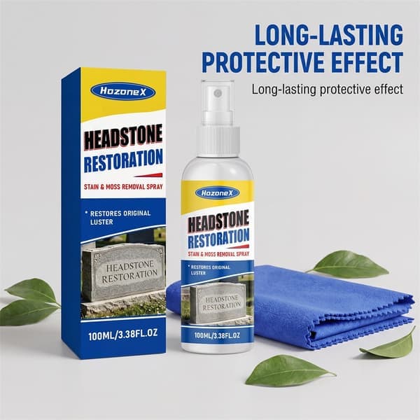 Firestone Restaurering Slukning Mosfjerner Effektiv Gravstenrens Restaurerer Fjerner Smuds Mos 3 stk. 3pcs