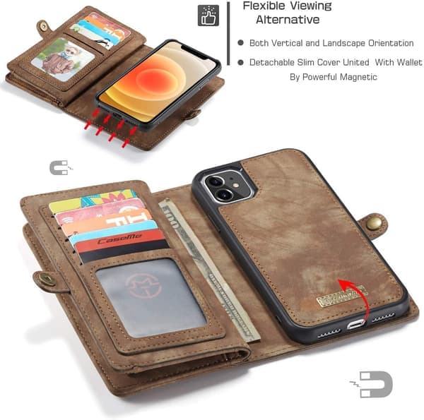 Caseme 008 iPhone 15 Plus -ruskea brown
