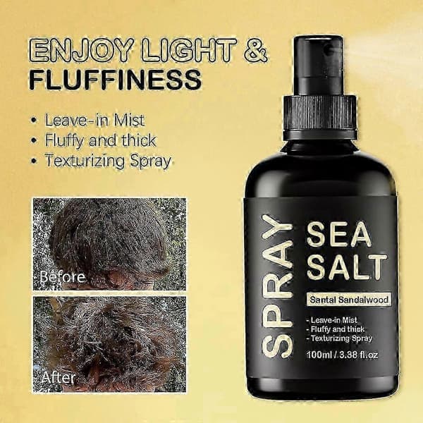 HOEGOA Hår Hår Havssalt Setting Spray Daglig Resa Hög Skala Topp Locky Hår Form Fluffig Spray 1st