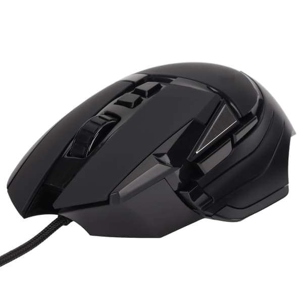 Ergonomisk spillmus justerbar DPI optisk RGB bakgrunnsbelyst kablet plug and play