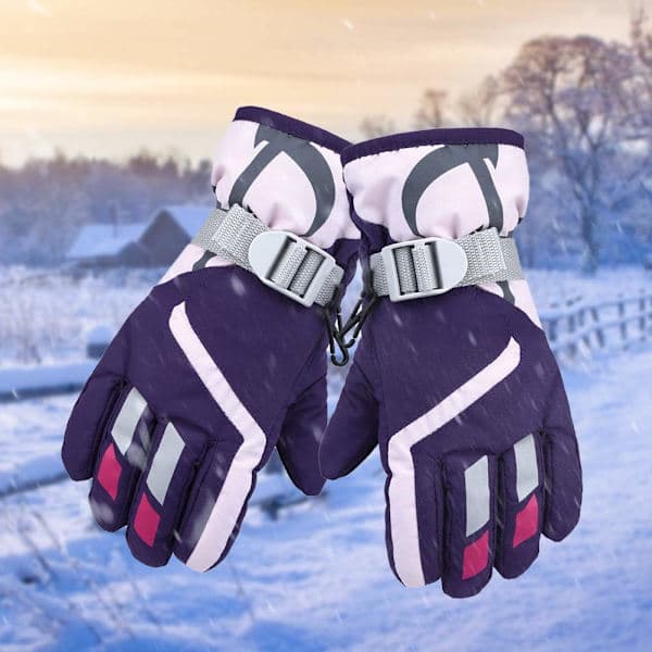 Ski Hansker for Barn (Lilla)