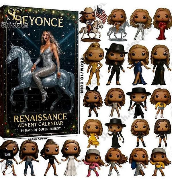 Beyoncé Revival Adventskalender Blind Box, Juletrepynt, Akryl Anheng