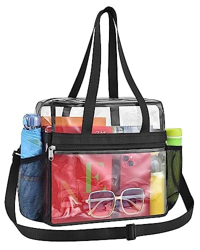 Stadionveske med frontlomme og avtakbar stropp Red 30x30x15cm