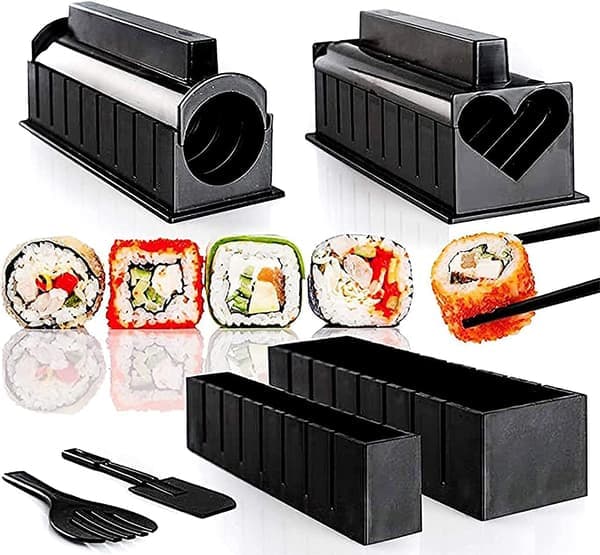 10 stk Sushi former Sushi forberedelsessett Sett Risruller Sett Sushi DIY