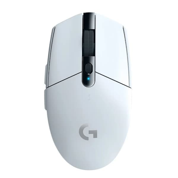 Logitech G305 LIGHTSPEED Trådløs Gamingmus, Hero 12K Sensor, 12000 DPI, Lettvekt, 6 Programmerbare knapper, 250 Timer Batterilevetid, Hvit