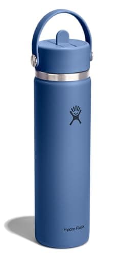 Hydro Flask Isolerad Vattenflaska i Rostfritt Stål med Sugrörslock Off White 32oz