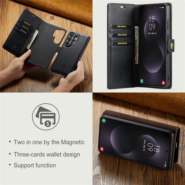 DG MING 2-i-1 Magnetpung etui til Samsung Galaxy S26 Ultra