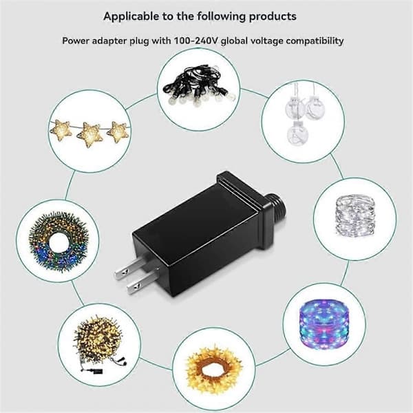 12V 1A LED-strømforsyningsadapter, vanntett IP44 LED-transformatorplugg for LED-strips