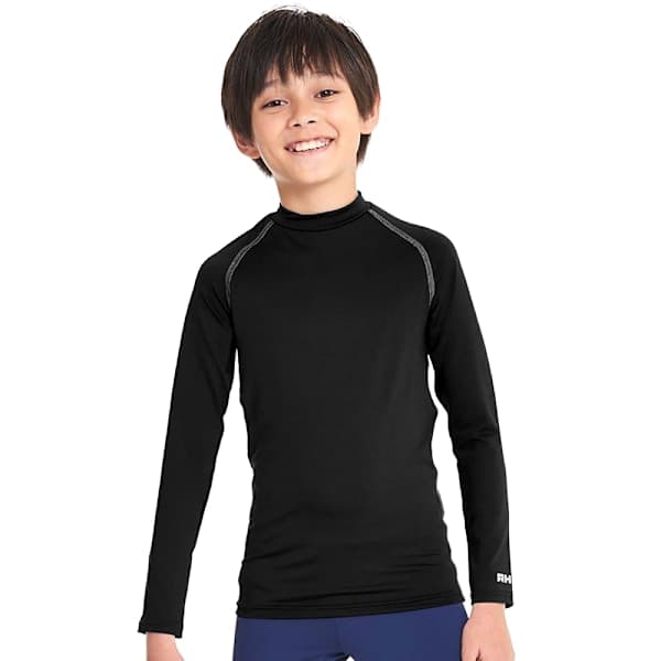 Rhino Gutter Langermet Termisk Undertøy Base Layer V Svart XSY for Gutter Black XSY