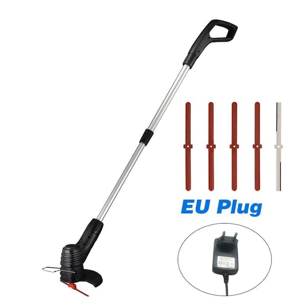 Trådløs elektrisk gressklipper håndholdt bærbar lett trimmer oppladbar elektrisk EU-plugg EU Plug