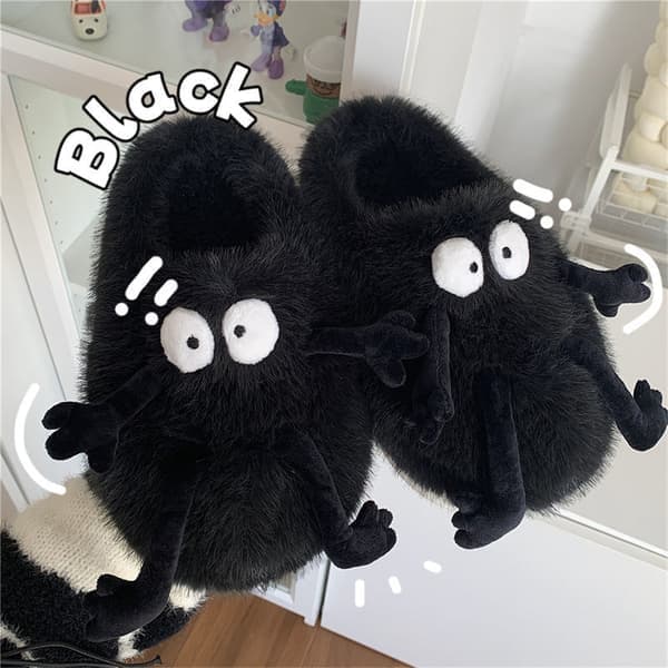 Luksuriøse indendørssko med hæle til par, sjove sko til piger, smukt design, damer, vintermode 24.5cm