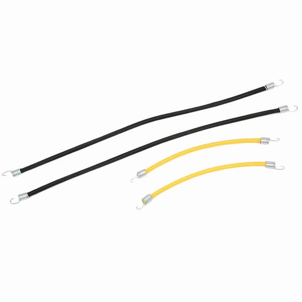 4 stk Svart Gul Elastisk Bagasjebrett Tau Dekorative RC Tilbehør Universal