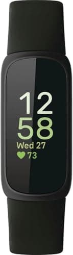 Google Fitbit Inspire 3 aktivitetsmåler med stresshåndtering, søvnregistrering og pulsmåling Black
