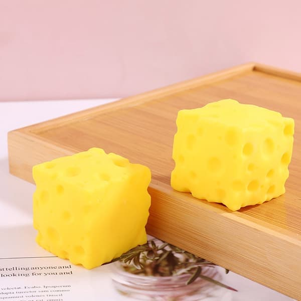 Juusto Squishy Sensorinen Lelu, Pehmeä Kiipeily Fidget Stressin Lievitykseen