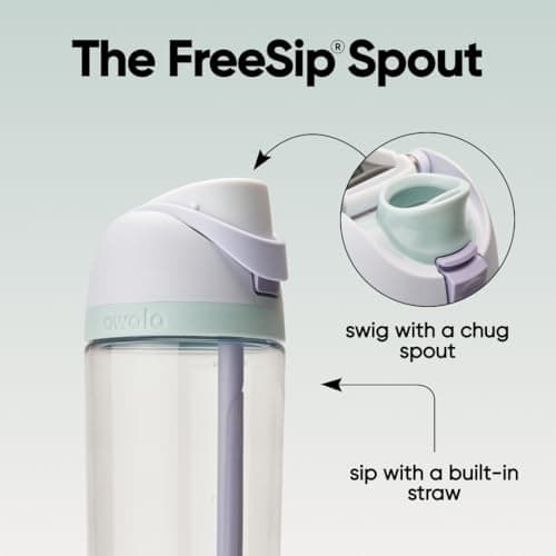 Owala FreeSip Tritan vattenflaska White 710ml