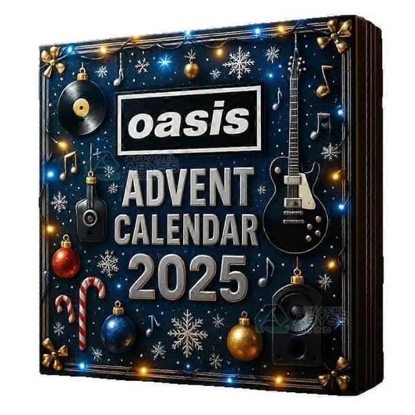 Oasis British Rock Advent Blind Box, Akrylvedhæng til juletræ, julepynt