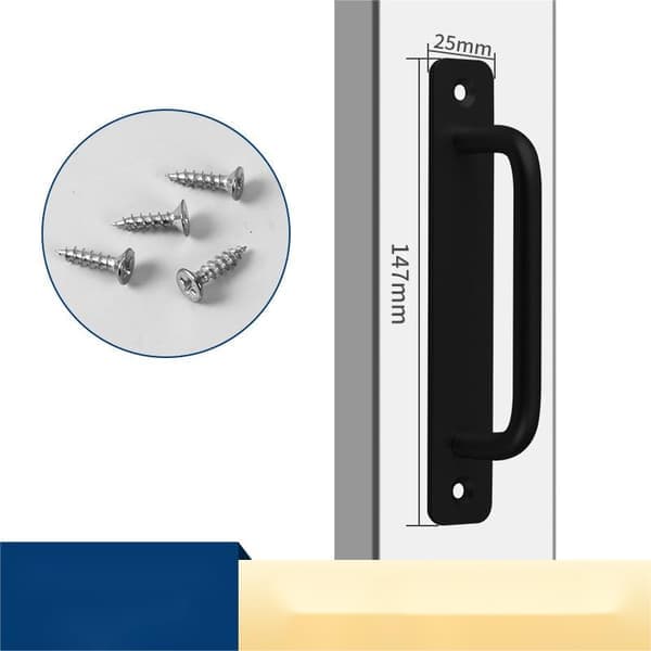 Skåpslåda Handtag Drag 4 St Aluminiumlegering Tryck Drag Handtag Assistent (Stil 1)
