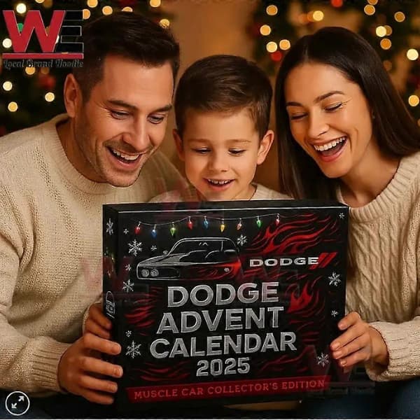 Klassisk Dodge Advent Julekalender - Juletrepynt, Akryl Anheng Samlerobjekt