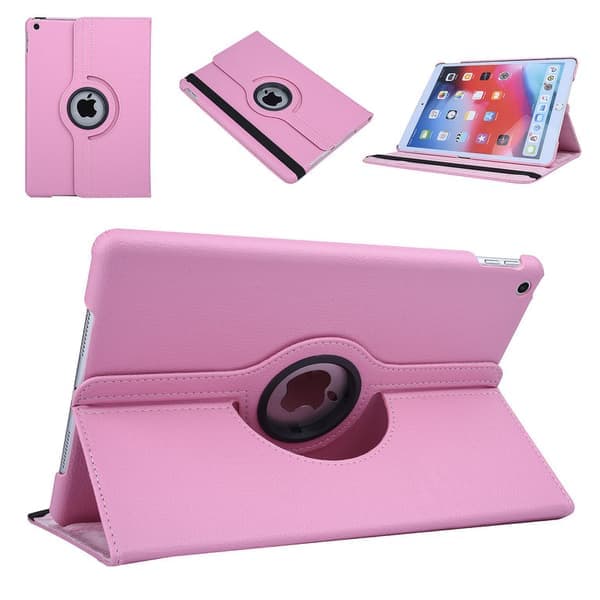 360° Fodral till iPad 10.2\" 7:e/8:e/9:e generationen rosa pink