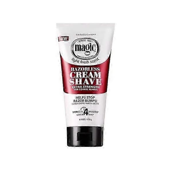 Magic Razorless Barbercreme Ekstra Styrke 170g, Skægfjernelsescreme til Mænd