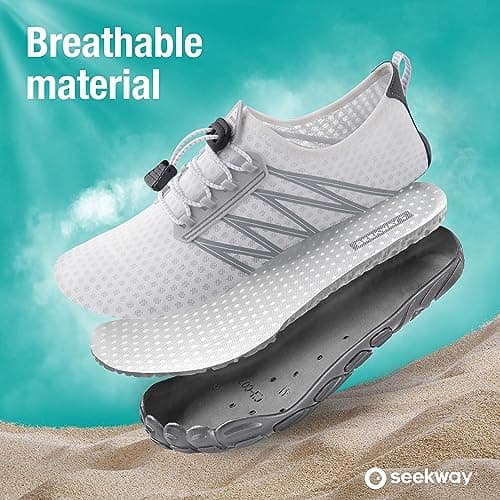Snabbtorkande barfotaskor för vuxna White/Blue 40