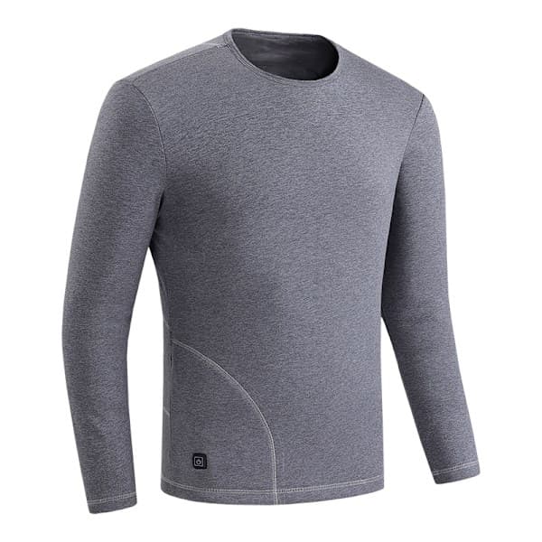Uppvärmda Underkläder Herr Elektriska Termiska Underkläder Set Grå 3XL Gray 3XL