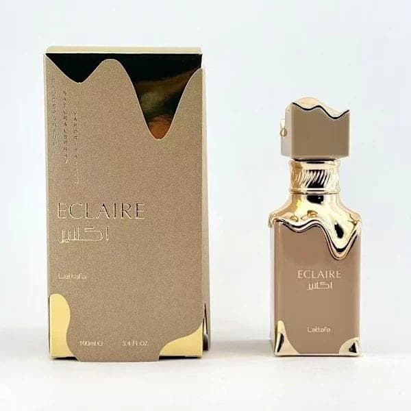 Lattafa Eclaire Eau de Parfum 100ml, Choklad Gourmand Parfym för Kvinnor, Söt Långvarig Doft