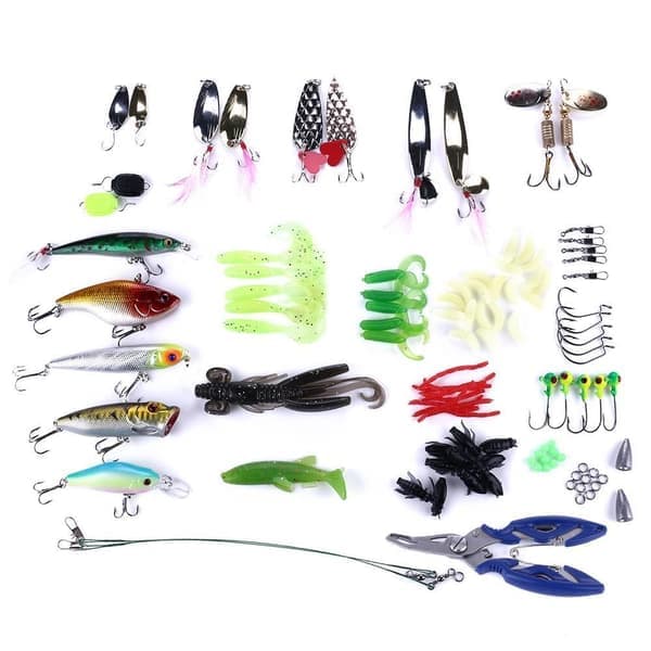 110-pack fiskedrag och tillbehör - Fiskedrag
