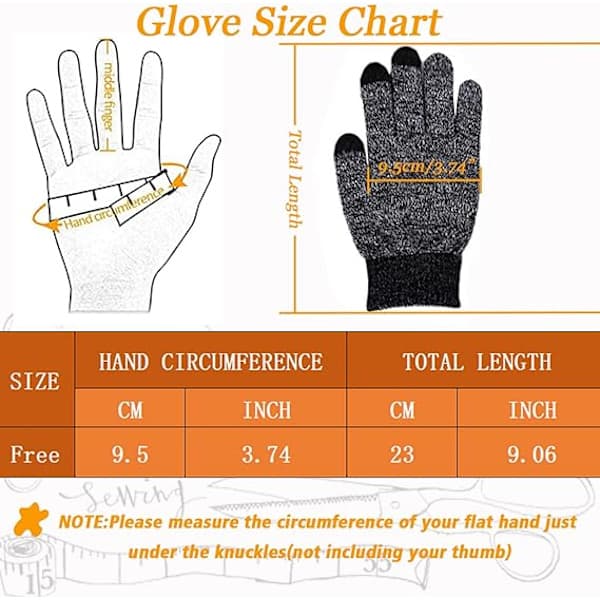 Unisex Vinterhandsker med Touchscreen, Fleeceforet, Elastiske Manchetter