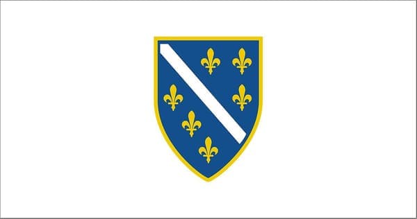 Flagga för Bosnien (1992–1998)