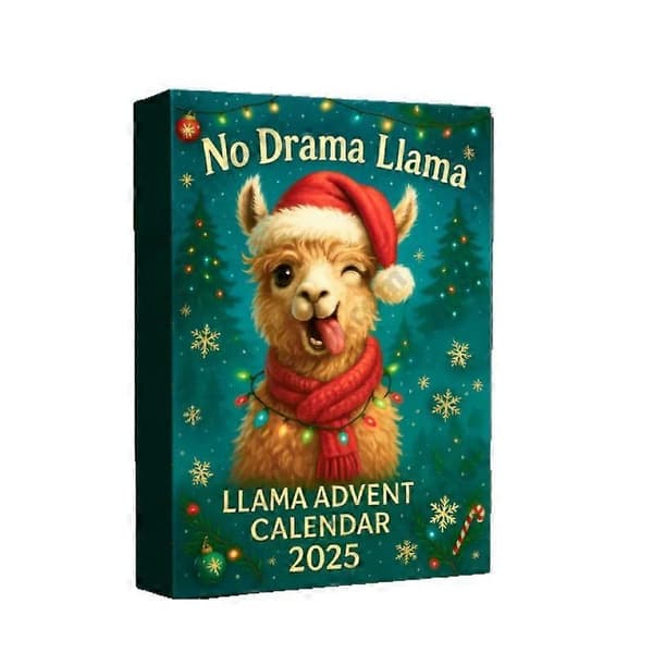No Drama Kamel Julekalender Blind Box, Juletræspynt, Akrylvedhæng