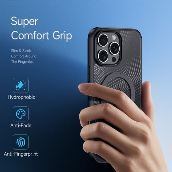 DUX DUCIS iPhone 16 Pro Aimo-serie med metalskala - Sort Sort
