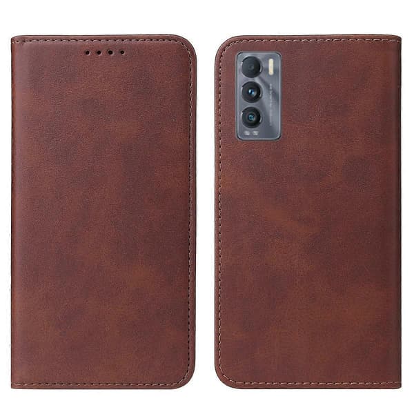 Magnetiskt PU-läderfodral för Realme GT Master Brown